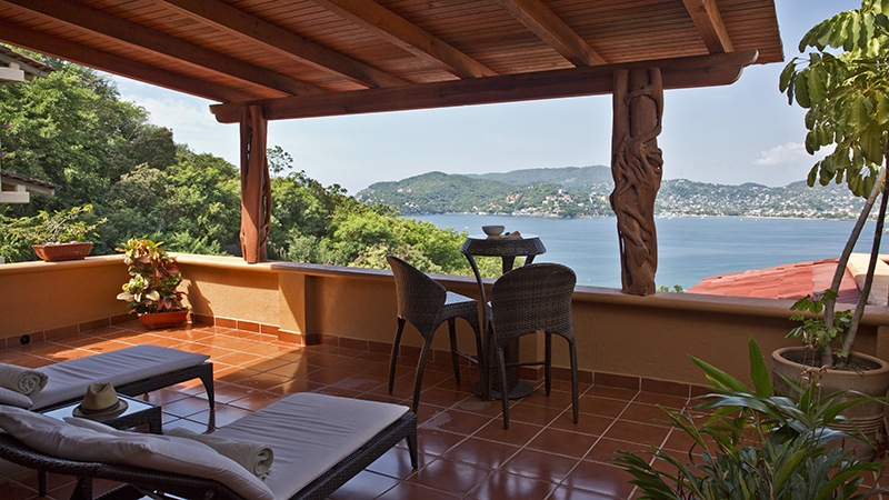 Punta Marina 302  - Ixtapa Zihuatanejo Vacation Rentals Deck Ocean View